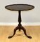 Chippendale Tilt Top Tea Table with Pie Crust Edge in Brown 9