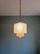 Art Deco Ceiling Lamp in Transparent Satin Glass, 1930s 17