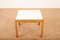 Side Table in Wood & White Marble Top, Image 7