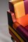 Italian Armchair in Multicolour Silk, 1960s 6