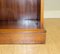 Bradley Burr Yew Wood Low Open Bookcase with Adjustable Shelves 14