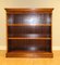 Bradley Burr Yew Wood Low Open Bookcase with Adjustable Shelves 3