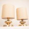 Lampes de Bureau Gold Edition 24K C-363, Italie, 1970s, Set de 2 5