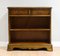 Vintage Yew Wood Open Dwarf Library Bookcase with Drawers 2