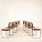 Bauhaus Chairs attributed to Giuseppe Terragni for Columbus, 1950s, Set of 6 3