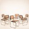 Bauhaus Chairs attributed to Giuseppe Terragni for Columbus, 1950s, Set of 6 1