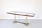 Italian Dining Table in Teak, Brass and Marble, 1960s, Image 5