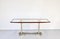 Italian Dining Table in Teak, Brass and Marble, 1960s 10