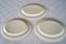 Copeland Spode Creamware Baskets with Underplate, 1800s, Set of 3 1