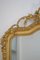 Espejo de pared de madera dorada del siglo XVIII, década de 1860, Imagen 13