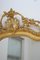 Espejo de pared de madera dorada del siglo XVIII, década de 1860, Imagen 11