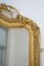 Espejo de pared de madera dorada del siglo XVIII, década de 1860, Imagen 10