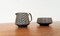 Mid-Century Danish Ceramic Sugar Pot and Milk Jug from Dissing Keramik, 1960s, Set of 2, Image 1
