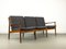 Danish Teak and Wool Lounge Sofa by Svend Aage Eriksen for Glostrup, 1960s 1