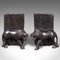 Oriental Carved Lion Bookends, 1890s, Set of 2, Image 4