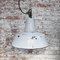 Vintage Industrial Gray Enamel Pendant Light 4