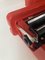 Máquina de escribir Valentine en rojo de Ettore Sottsass para Olivetti, años 60, Imagen 6