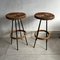 Dutch Bar Stools attributed to Rohé Noordwolde, Set of 2 1