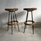 Dutch Bar Stools attributed to Rohé Noordwolde, Set of 2 5