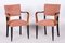Art Deco Armchairs in Beech & Walnut attributed to Jules Leleu, France, 1920s, Set of 2 1