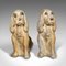 English Cocker Spaniel Figures in Plaster, 1890s, Set of 2 2