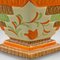 Englische Vintage Art Deco Trockenblumenvasen aus handbemalter Keramik, 1930er, 2er Set 11