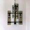 Vintage Space Age Hanging Lamp in Chrome and Glass from Veca, 1970s, Image 7