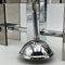 Vintage Space Age Hanging Lamp in Chrome and Glass from Veca, 1970s 9