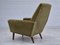 Danish Highback Armchair in Upholstery, Green Velour & Teak Wood by Georg Thams for Vejen Polstermøbelfabrik, 1970s, Image 8