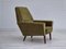 Danish Highback Armchair in Upholstery, Green Velour & Teak Wood by Georg Thams for Vejen Polstermøbelfabrik, 1970s, Image 14