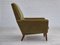 Danish Highback Armchair in Upholstery, Green Velour & Teak Wood by Georg Thams for Vejen Polstermøbelfabrik, 1970s, Image 6