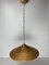 Lámpara colgante de caña dividida, ratán, bambú y latón de Gabriella Crespi, años 70, Imagen 7