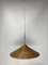 Pencil Split Reed, Rattan, Bamboo & Brass Pendant Lamp by Gabriella Crespi, 1970s 4