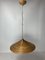 Pencil Split Reed, Rattan, Bamboo & Brass Pendant Lamp by Gabriella Crespi, 1970s 1