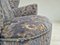 Silla Relax danesa con reposapiés de terciopelo y patas de madera de haya, años 60. Juego de 2, Imagen 17