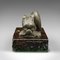 Chinese Serpentine Paperweight in Soapstone & Marble 2