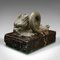 Chinese Serpentine Paperweight in Soapstone & Marble 3