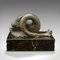 Pisapapeles serpentino chino en esteatita y mármol, Imagen 6