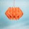 Space Age Orange Butterfly Pendant by Hoyrup, Denmark, 1970s, Image 14