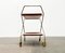 Mid-Century Foldable Teak and Metal Bar Trolley from Silva Denmark, 1960s, Image 7
