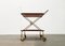 Mid-Century Foldable Teak and Metal Bar Trolley from Silva Denmark, 1960s, Image 12