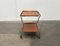 Mid-Century Foldable Teak and Metal Bar Trolley from Silva Denmark, 1960s, Image 11