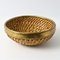 Vintage Wicker and Brass Basket, 1990s, Image 2