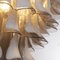 White and Grey Murano Glass Petal Chandelier, Italy, 1990s 8