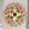 White and Grey Murano Glass Petal Chandelier, Italy, 1990s, Image 6