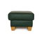 Green Leather Florence Stool from Ewald Schillig, Image 6
