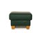 Green Leather Florence Stool from Ewald Schillig 7