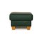 Green Leather Florence Stool from Ewald Schillig, Image 7