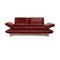 Velluti Leather Three Seater Sofa in Red from Koinor 1