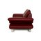 Rotes Velluti Leder 3-Sitzer Sofa von Koinor 10